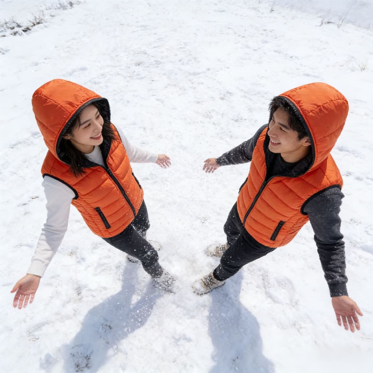 Orange [hooded]