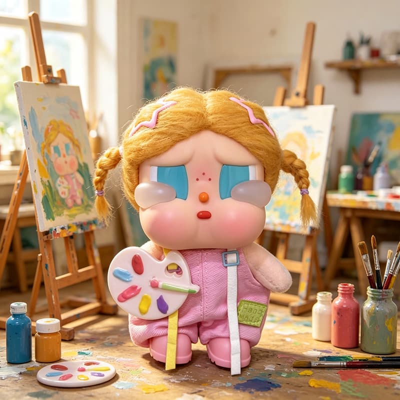 Pink painter four-piece set