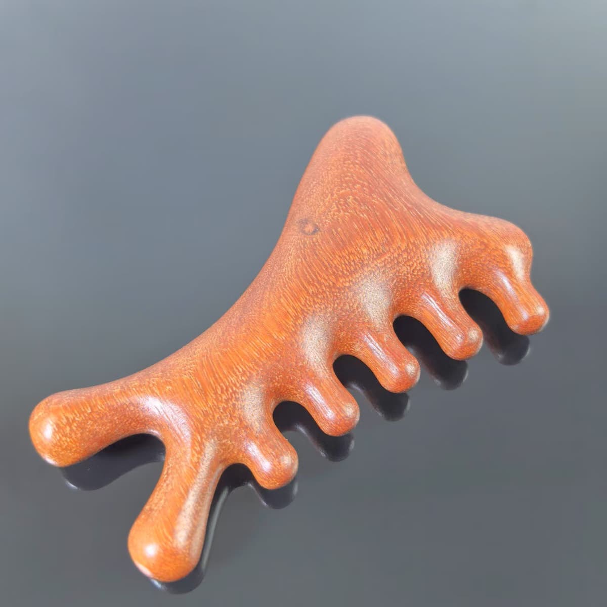 Dragon and phoenix sandalwood little monster massage comb