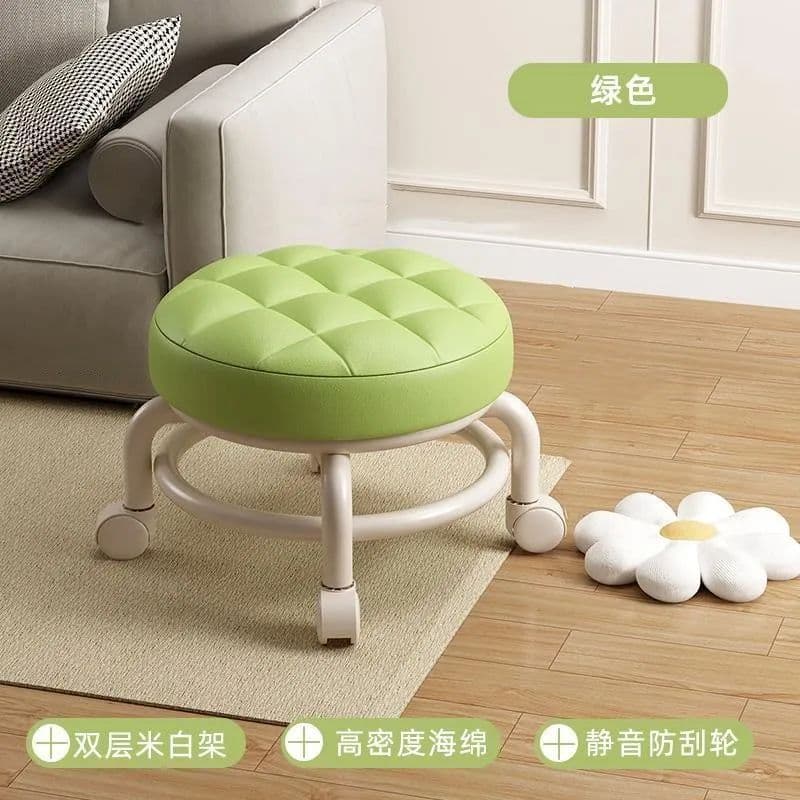Green [pp material-comfortable soft cushion] + universal wheel