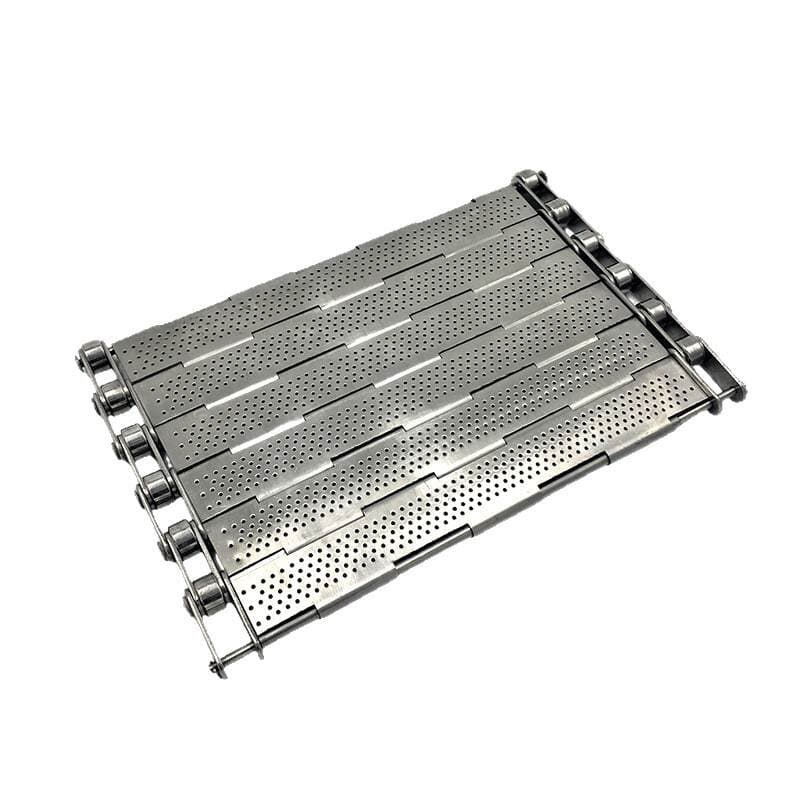 Metal chain plate conveyor belt, complete set of conveyor accessories, food cleaning perforated chain plate 5