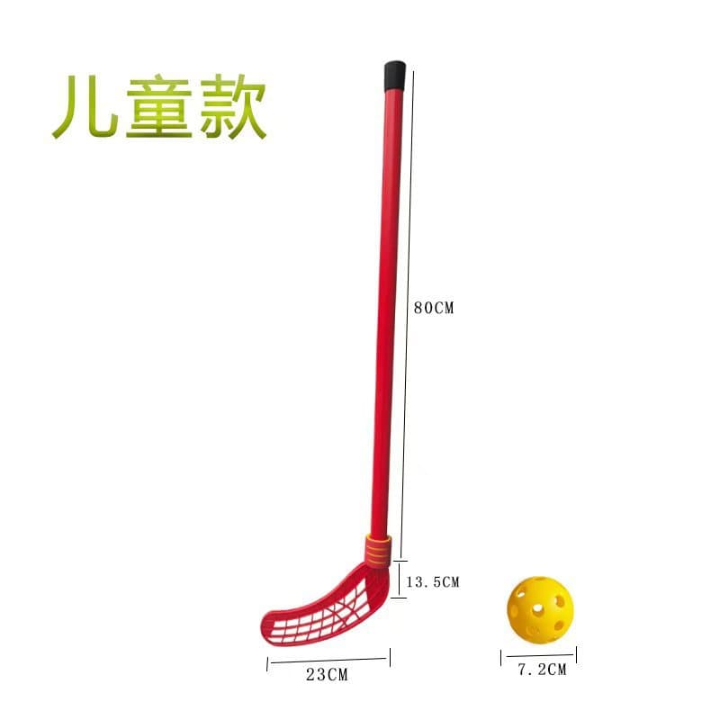 Children's hockey stick red 1 with 1 ball