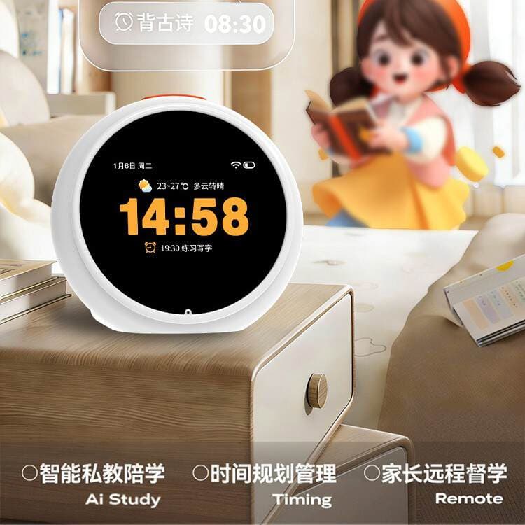 A1 Smart Time Treasure Robot Voice Alarm Clock Children's Early Education Machine English Learning Machine Story Toy Large Model 1