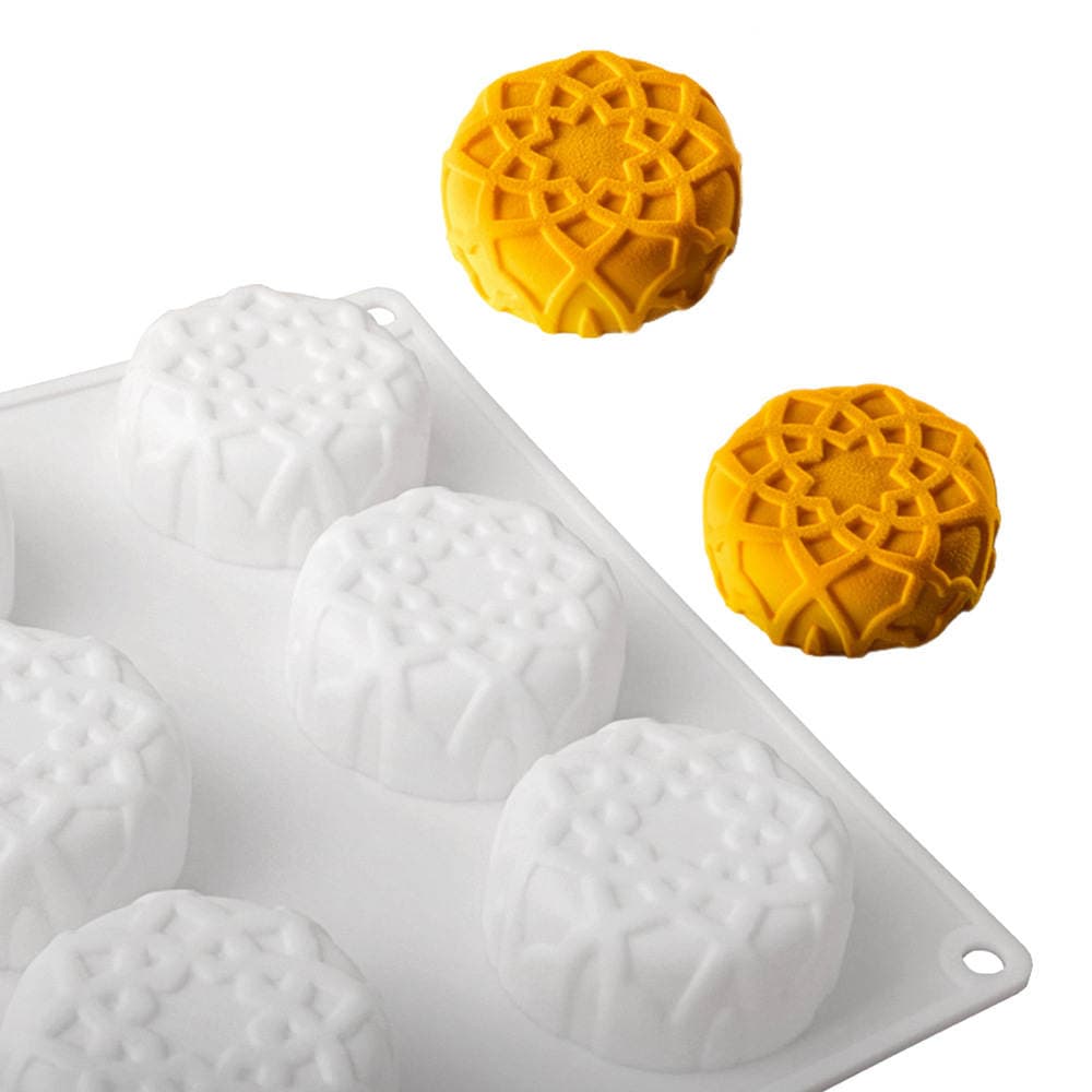 Shenhong's New 6-Link Dahab Totem Mousse Silicone Mold Chocolate Cake Art Baking French Dessert 2