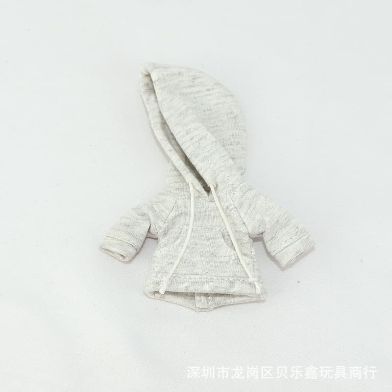 D120 light gray hooded sweatshirt
