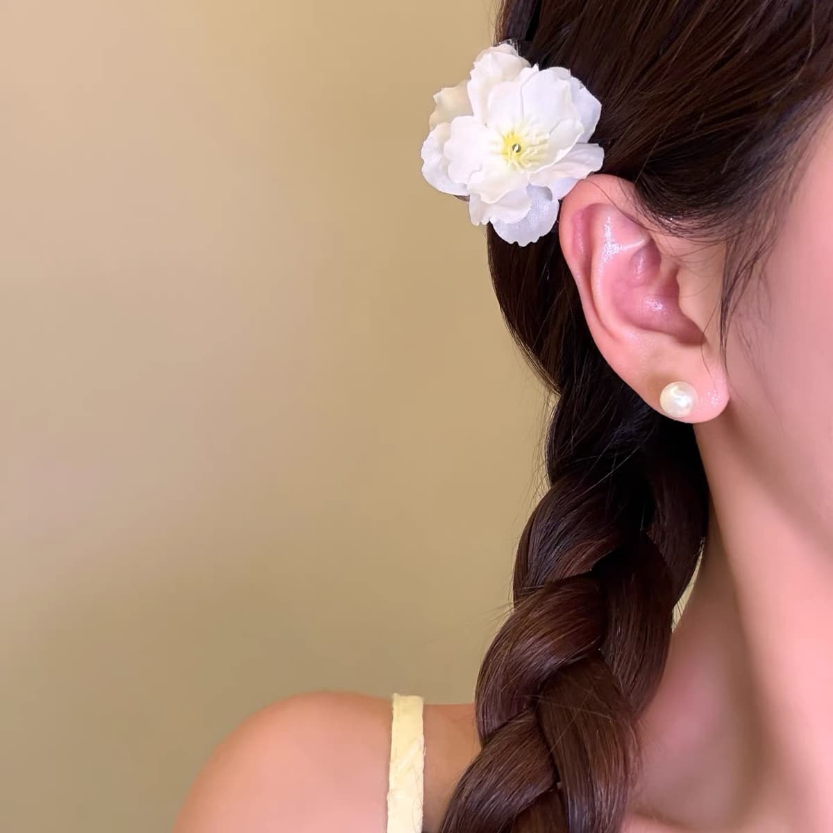 White cherry blossoms