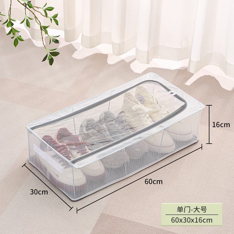 Shoe storage box single door [large size]