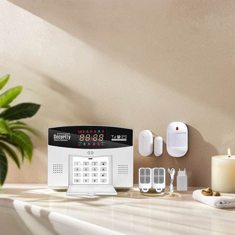Hot Selling graffiti WIFI + GSM anti-theft alarm system home anti-theft alarm host intelligent security alarm equipment 4