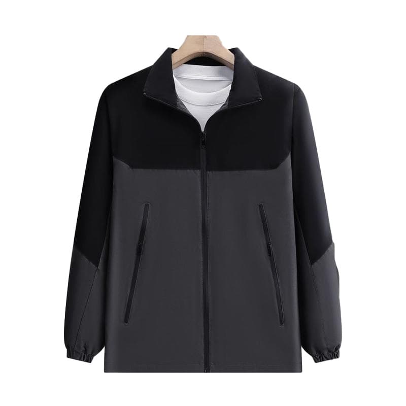 Spring/autumn anti-static lightweight softshell jacket workwear-----Dark gray