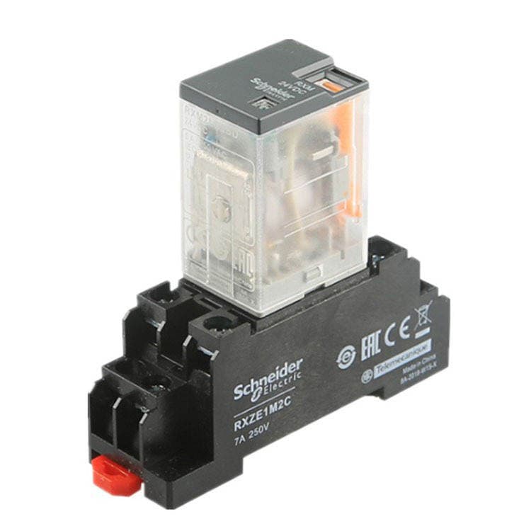 Schneider Rxm2 Intermediate Relay 220V with Base, Plug-In Type, 14 8-Pin Intermediate Relay, 24V Universal 5