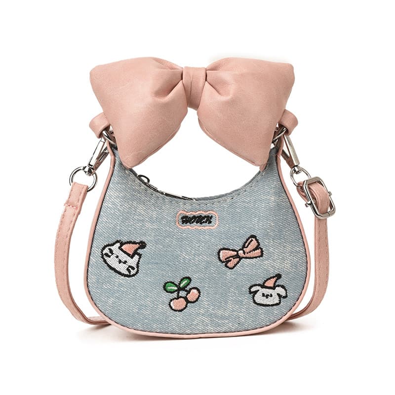 Bow tie puppy - light blue