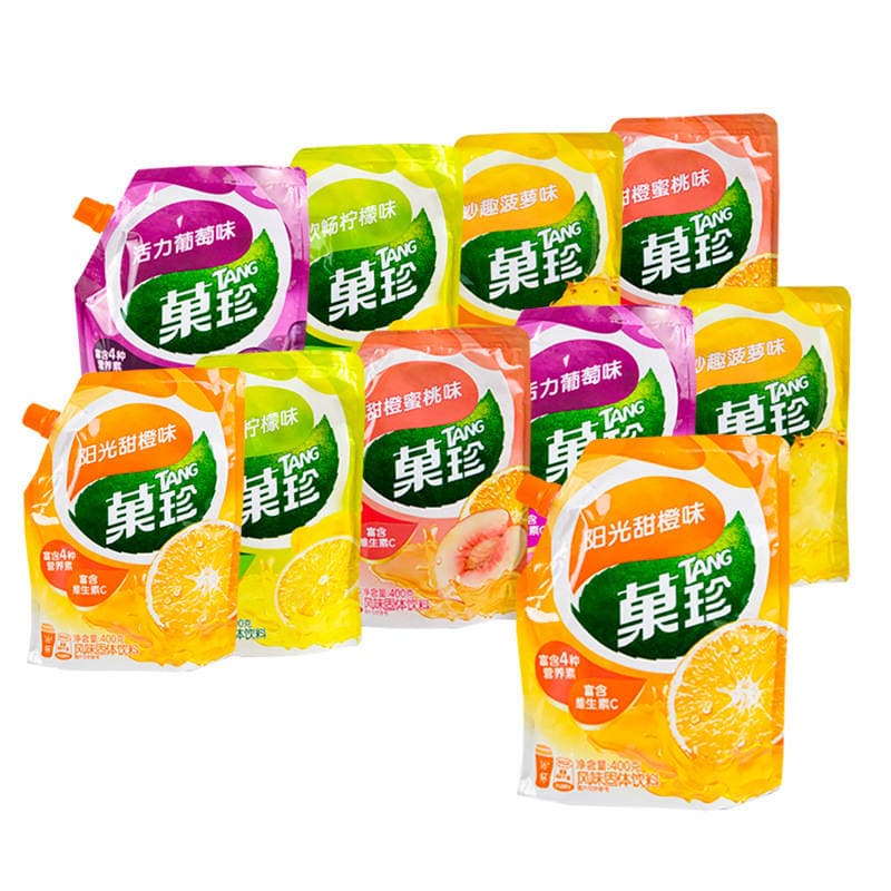 Imported from Thailand, Fruit Powder 400g Sunshine Sweet Orange Flavor Instant Beverage Wholesale Box of 24 Packs 5