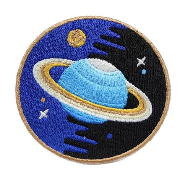 Koreya üslubunda DIY planet tikməli parça yaması, fərdi geyim üçün 3