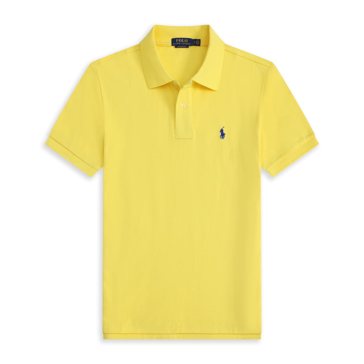 Dark yellow blue label
