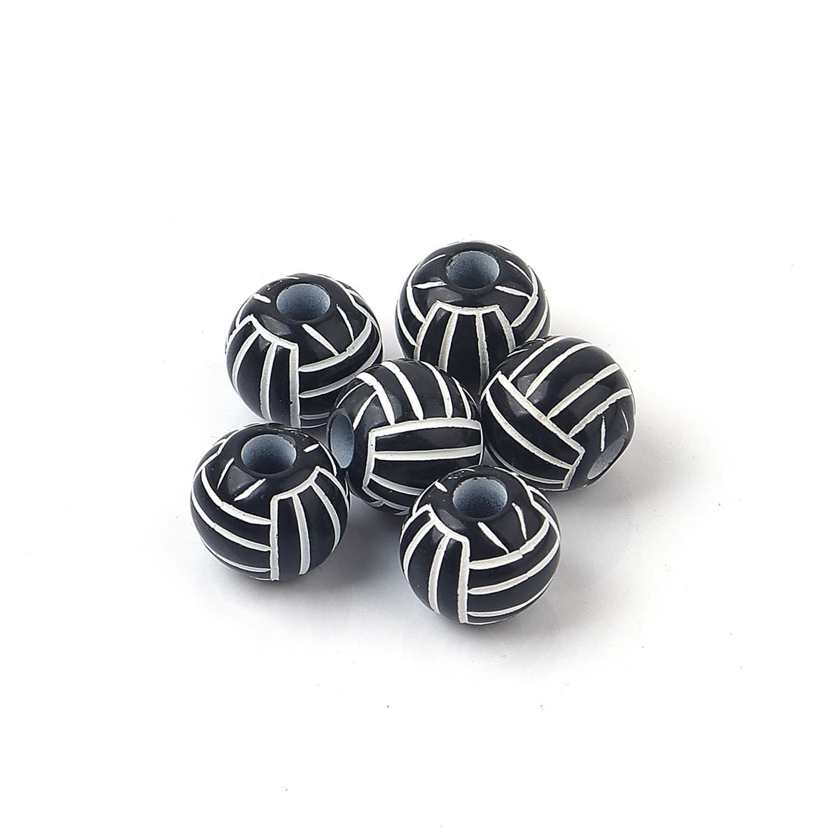 12mm black volleyball