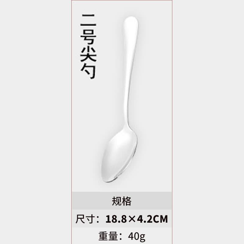 304 No.2 Pointed Spoon