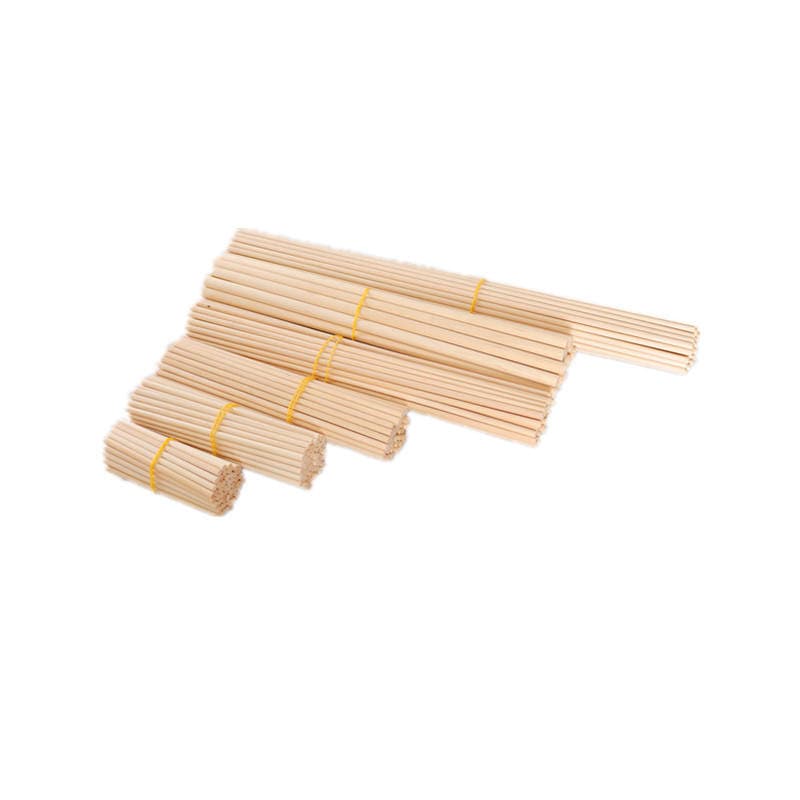 Wooden Sticks, Round Wooden Sticks, DIY Production of Building Model Materials, Small Round Sticks, Birch Round Wooden Sticks, Ice Cream Sticks, Small Wooden Sticks 4