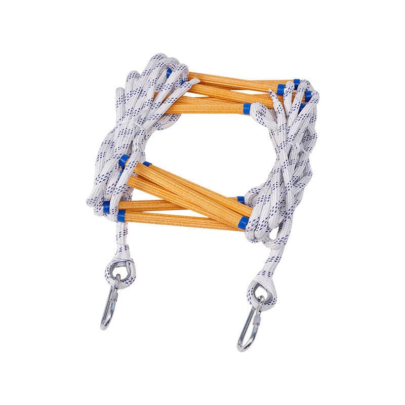 Fire Ladder Wear-resistant Anti-skid Rescue Rope Ladder Fire Training Foldable Ladder Rope Ladder Insulating Resin Escape Ladder 5