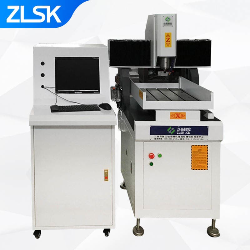 4040 model tam avtomatik iki başlıqlı CNC oyma və frez maşını, metal, qəlib və nefrit üçün 3