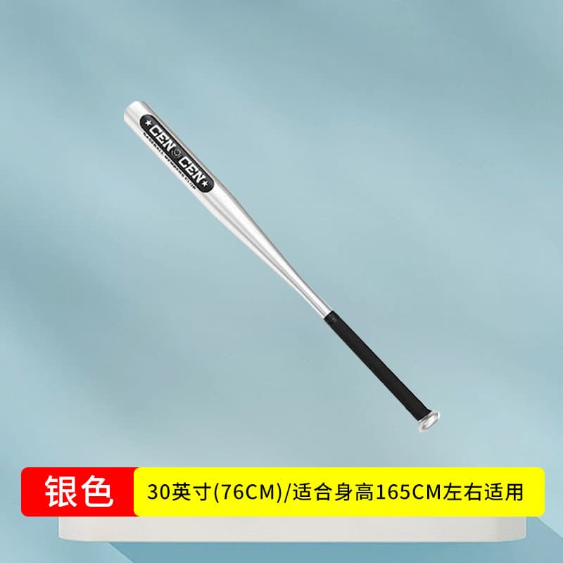 30 inch silver baseball bat