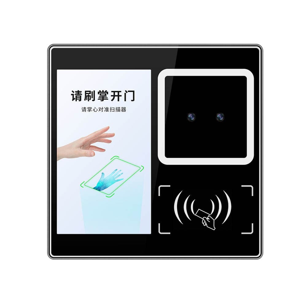 5inch Palm Pattern Palm Vein Smart Lock 3D Face Recognition Access Control System All-In-One Palm Brush Palm Attendance Check-In 5