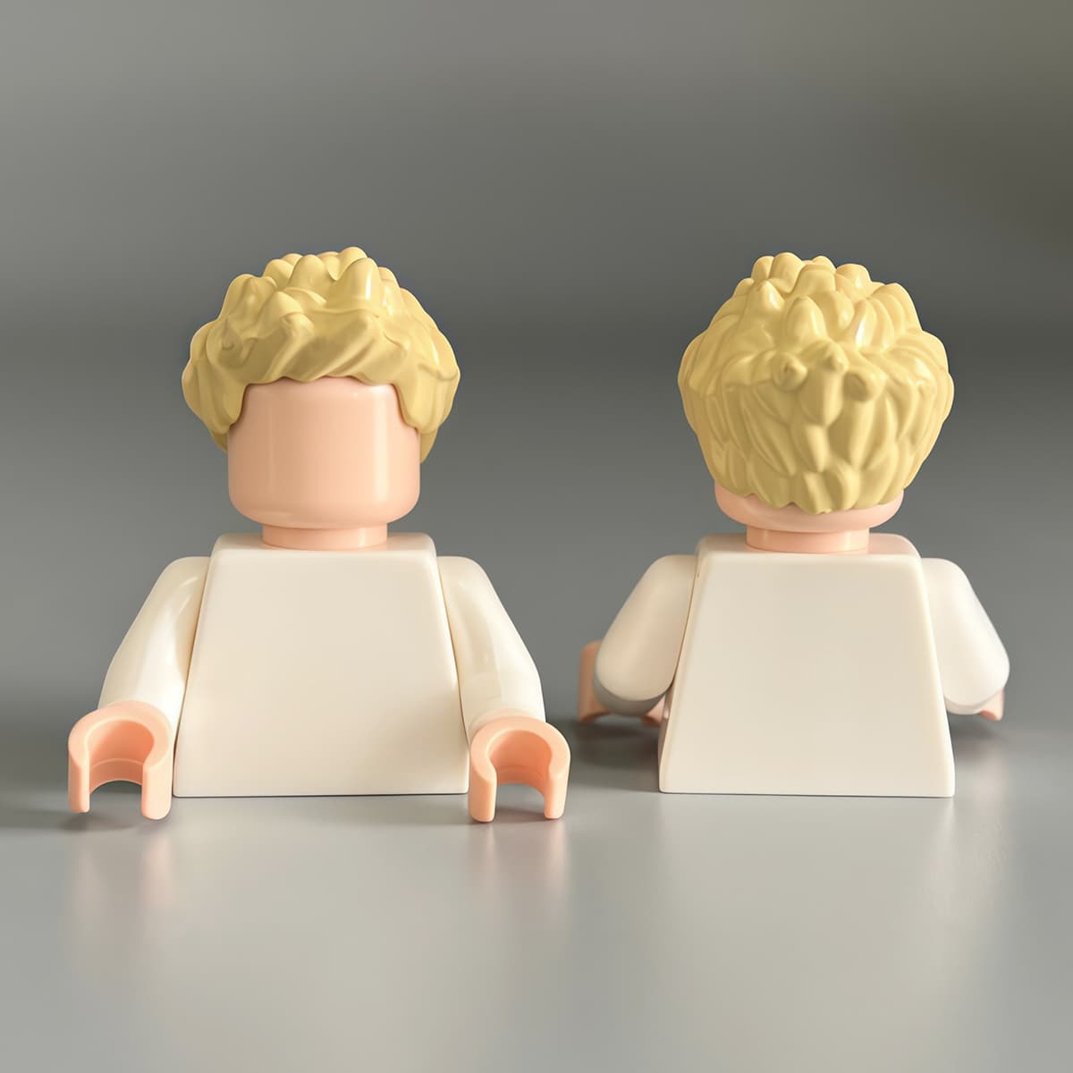 18228/98385 messy hairstyle-beige