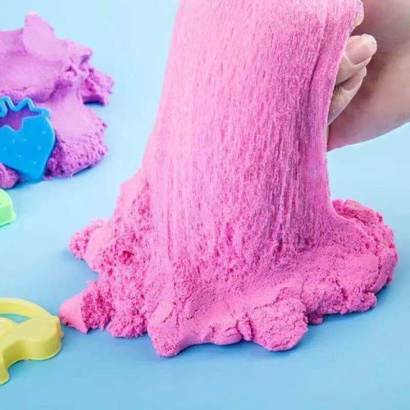 Aoyu children's space sand toy pull sand amusement park thousand silk cotton sand genuine goods starry sky magic color sand wholesale 2