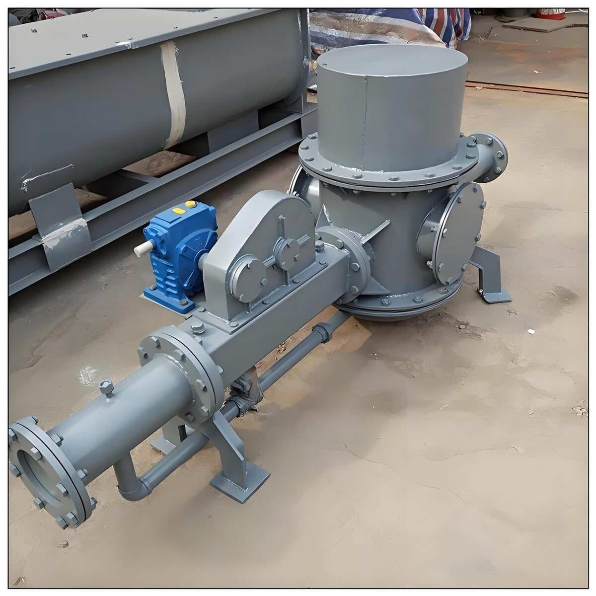 Qi Force Conveyor Feeding Sealing Pump Powder Conveyor Equipment Direct Sales Mixed Powder Jet Pump Gray Pump 4
