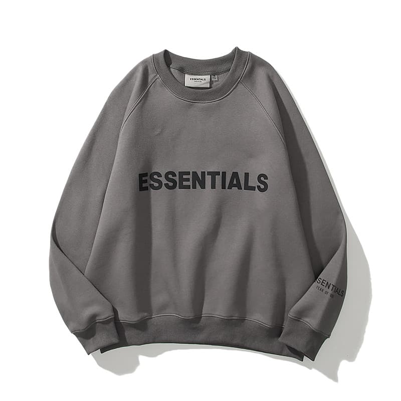 round neck gray