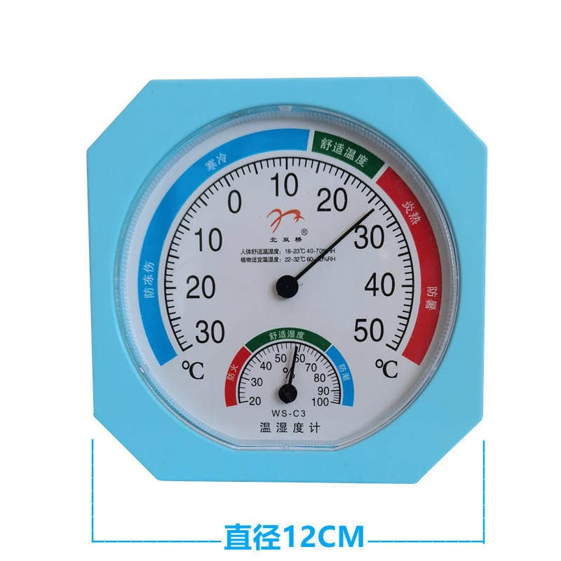 Ev üçün divar/masaüstü analoq termometr-hiqrometr (batareyasız) 2