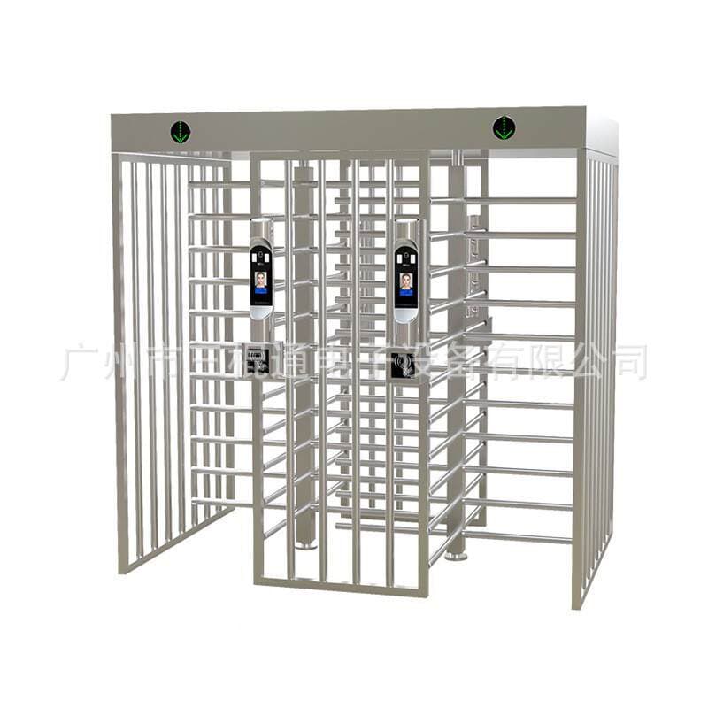 Smart Construction Site Access Control Management System, Real-Name Access Control Gate, Stainless Steel Express Gate, Dual-Channel Full-Height Turnstile 5