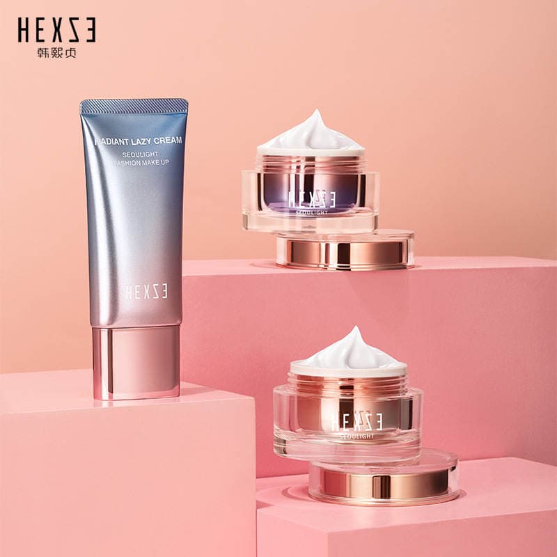 Han Xi Zhen's Radiant Lazy Cream Is Refreshing, Non-Greasy, Moisturizing, Brightening, Hydrating, Concealer, Waterproof, and Sweat-Proof, Genuine Product 2