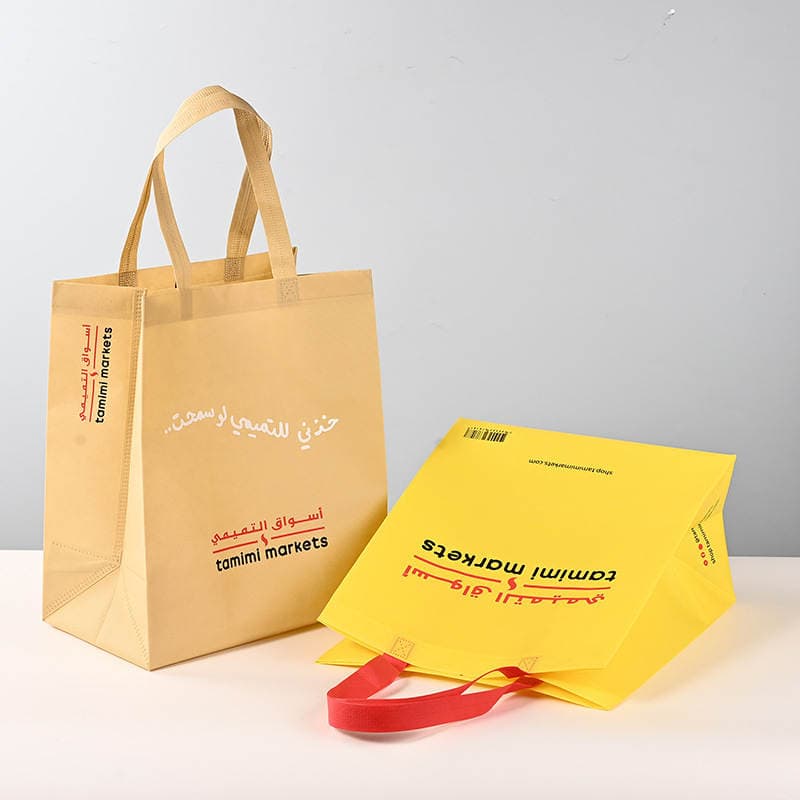 Customized Non-Woven Tote Bags with Logo Printing, Colorful School and Corporate Advertising Promotional Bags, High-End 3D Eco-Friendly Bags Made to Order 2