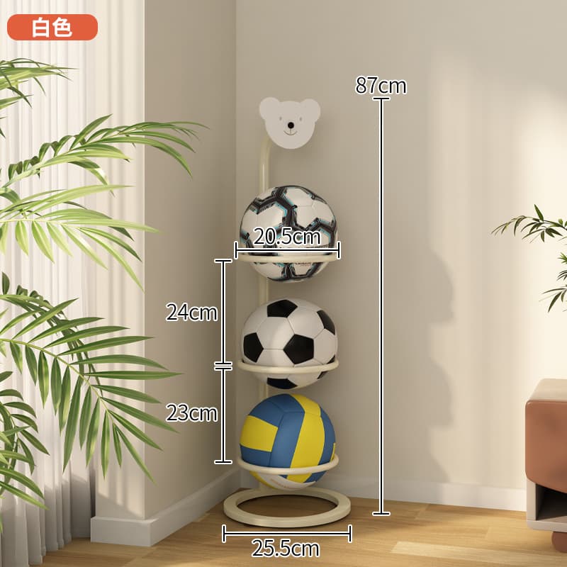 Floor-standing model in milky white with 3 layers of thickened material