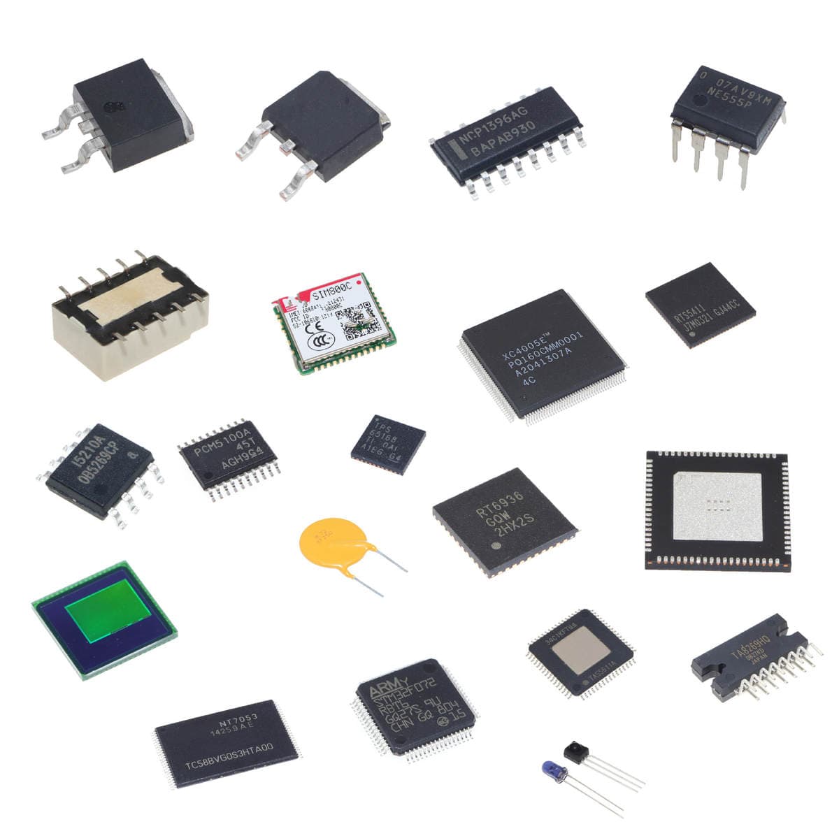 Electronic components bom table with a single quotation supporting procurement of one-stop two triode IC chip components 5