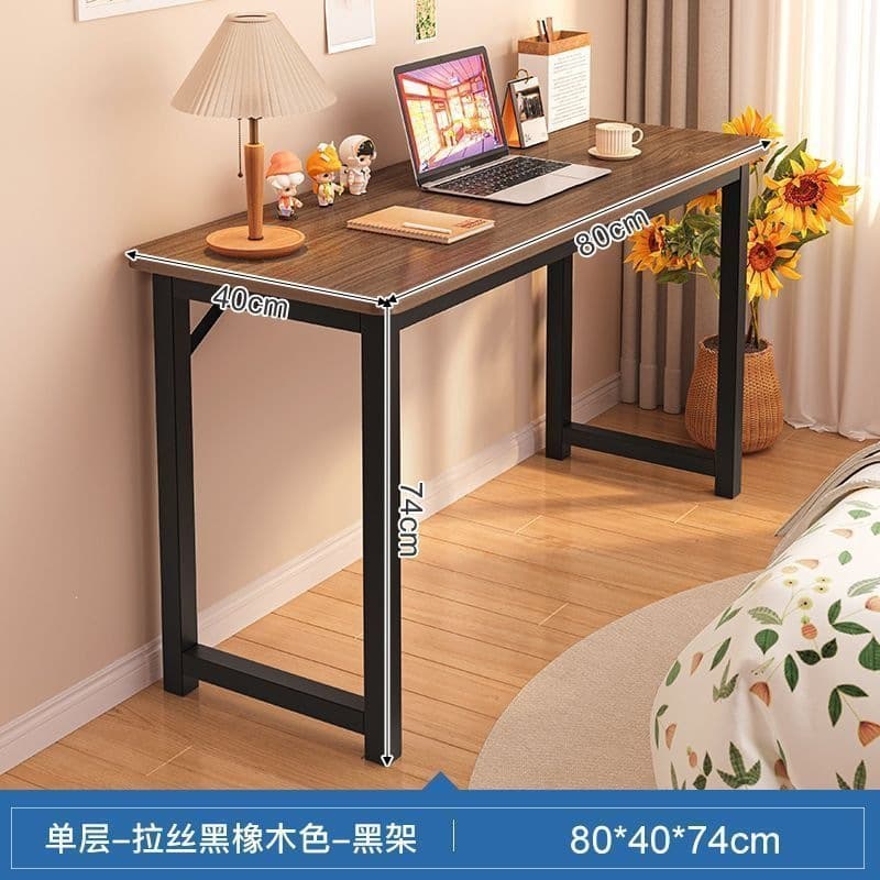 80cm single layer brushed black oak color