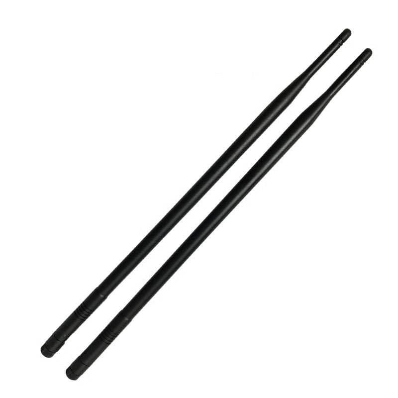 Xarici 2.4G/5.8G ikili diapazonlu WiFi7/Bluetooth/Zigbee rezin çubuq antena, yüksək gücləndirməli 12dBi 5