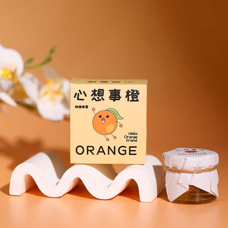 Honey 28g small jar with hand gift fruity honey products business gift small bottle holiday birthday baby full moon banquet 2