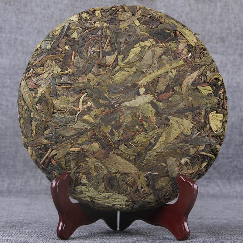 Yunnan Pu-er çayı, qədim ağac, çiy, Qizi tortu, 357 q, Lincang İslandiya Qızıl Yarpaq 2