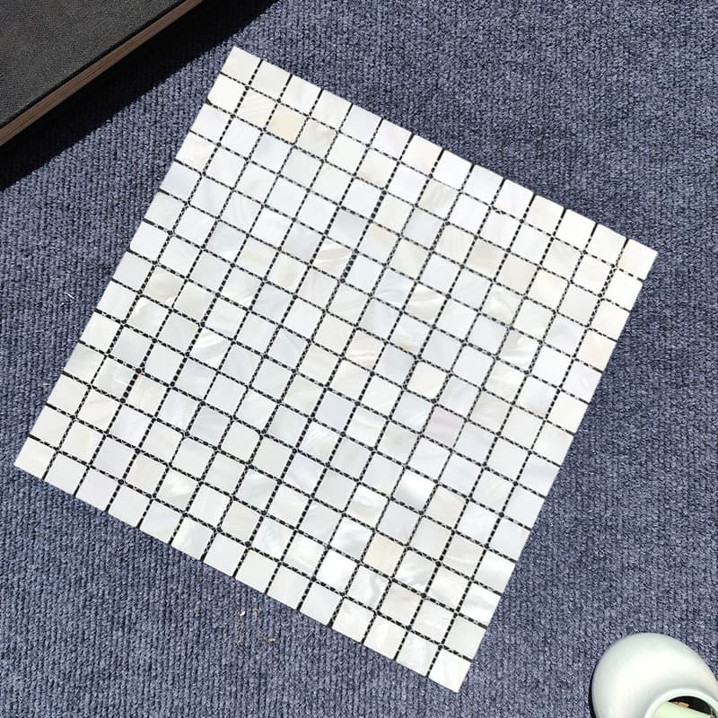 20 super white shells with seams (mesh bottom)