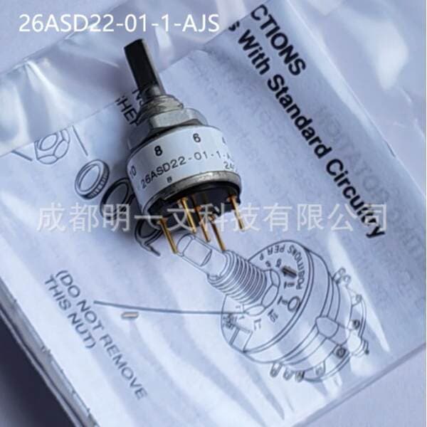 26Asd22-01-1-Ajs Rotary Encoder Grayhill Mechanical, New 16Ppr, 16 Claws