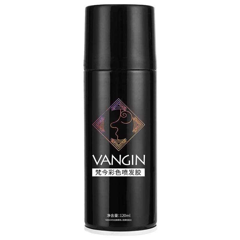 VANGIN Disposable Dyeing Spray Temporary Hair Dye Color Spray Black Hair Spray Women's genuine goods Straight Hair 5