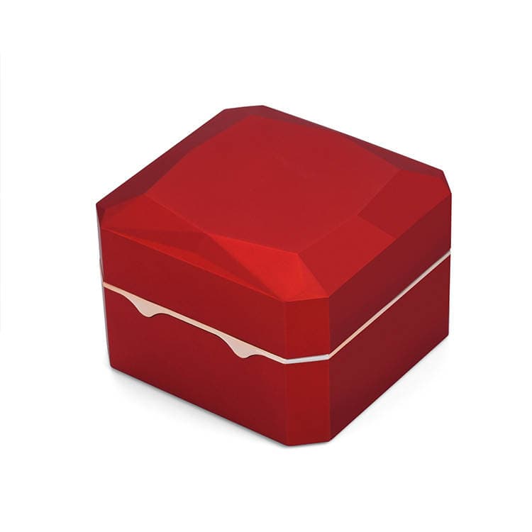 Ready-Made Octagonal Watch Box with Light, Creative Piano Lacquer Watch Box, Quartz Watch Storage Box, Jewelry Box Wholesale 3