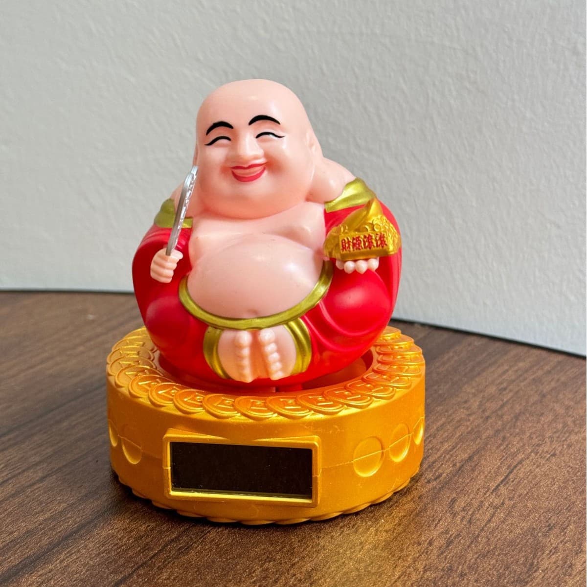 Large round-bottomed swinging maitreya buddha [red buddha]
