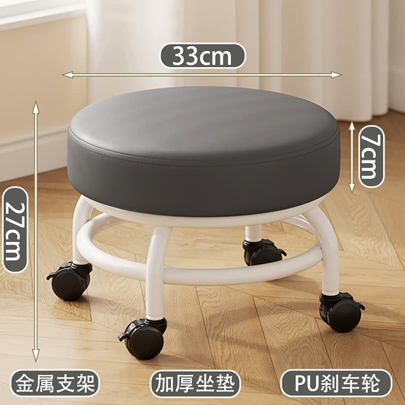 Dark gray-brake wheel [double-layer iron frame-thickened seat cushion]