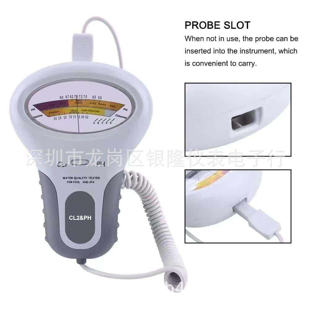 CL2PH hot spring water detector sauna swimming pool water quality analyzer PH test pen residual chlorine gas detector 2