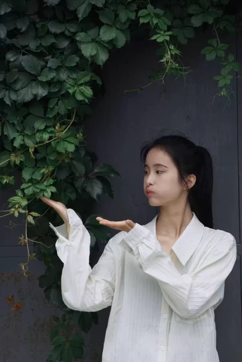 Cs011 textured shirt-white
