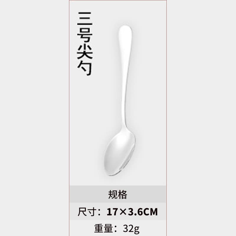304 No.3 Pointed Spoon