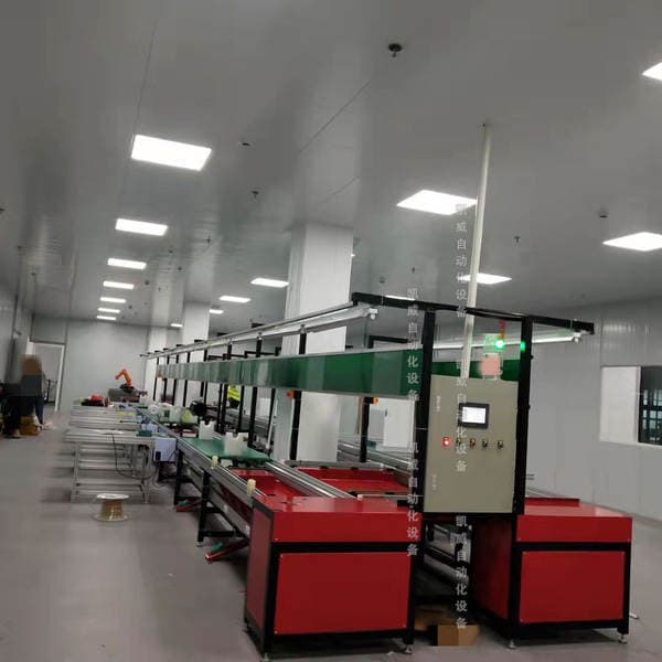 Yeni Enerji Məhsulları üçün İkiqat Sürətli Zəncirli Konveyerli Avtomatik Yığılma Xətti