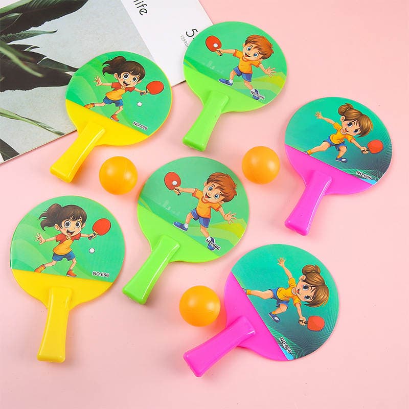 Table tennis racket suit outdoor sports training children students sports goods night market stall children's toys 4